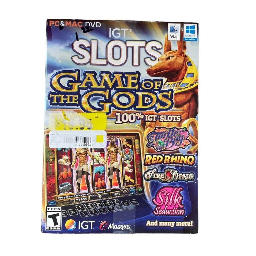IGT Slots Game of the Gods  PC Mac VD Software Rated u 2015